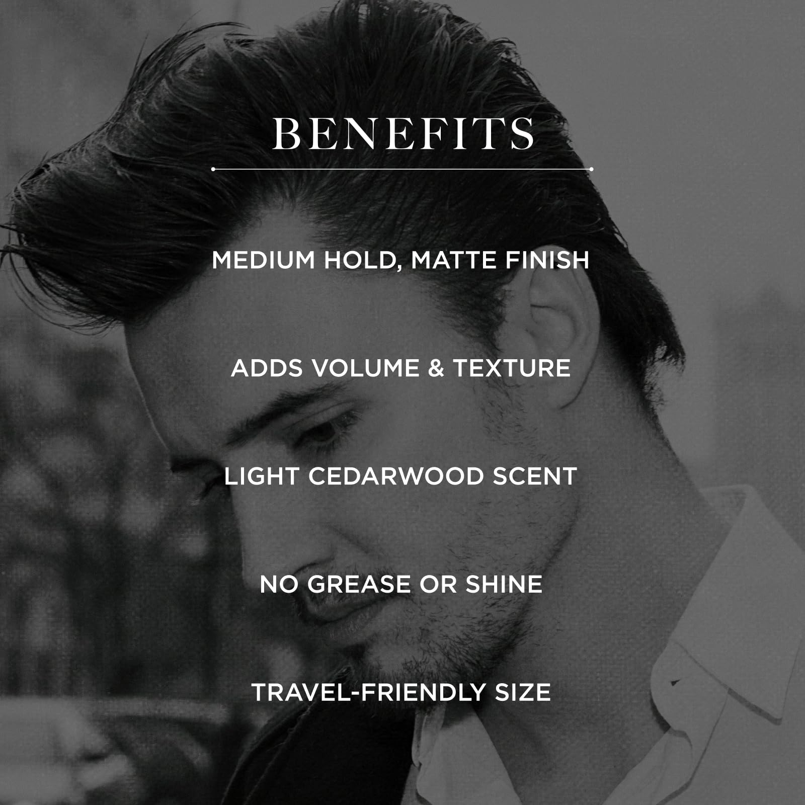 Caswell-Massey Fiber-Style Hair Pomade – Matte Finish, Strong Hold, Light Cedar Scent | 1.9 oz