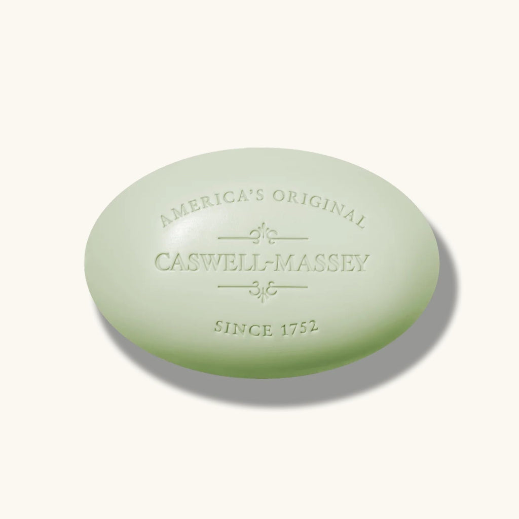 Caswell-Massey Greenbriar Natural Bar Soap for Men | Triple-Milled, Plant-Based Moisturizing Bar | Made in USA