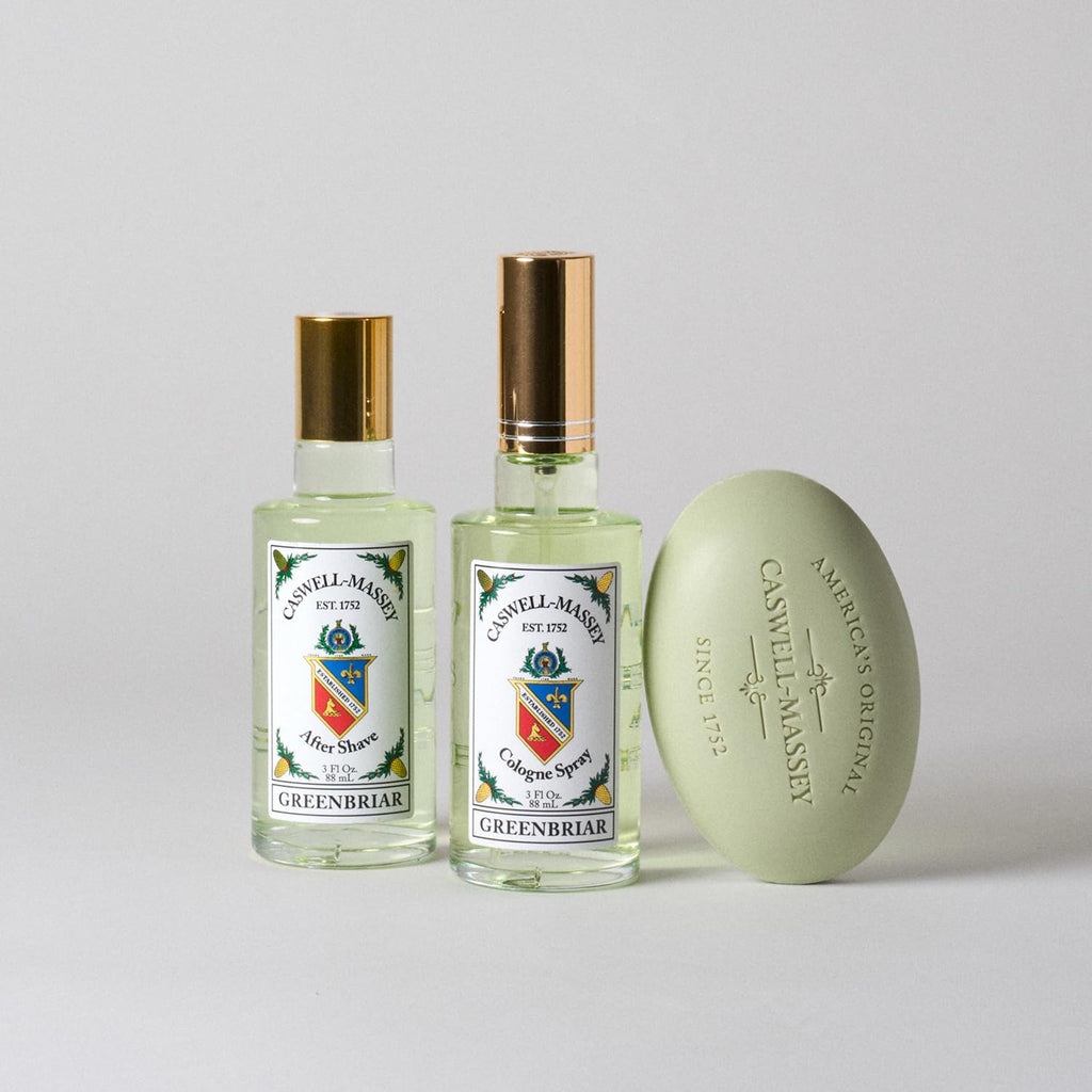 Caswell-Massey Greenbriar Cologne Spray – Travel Size 0.25 oz, Citrus-Sage Vetiver