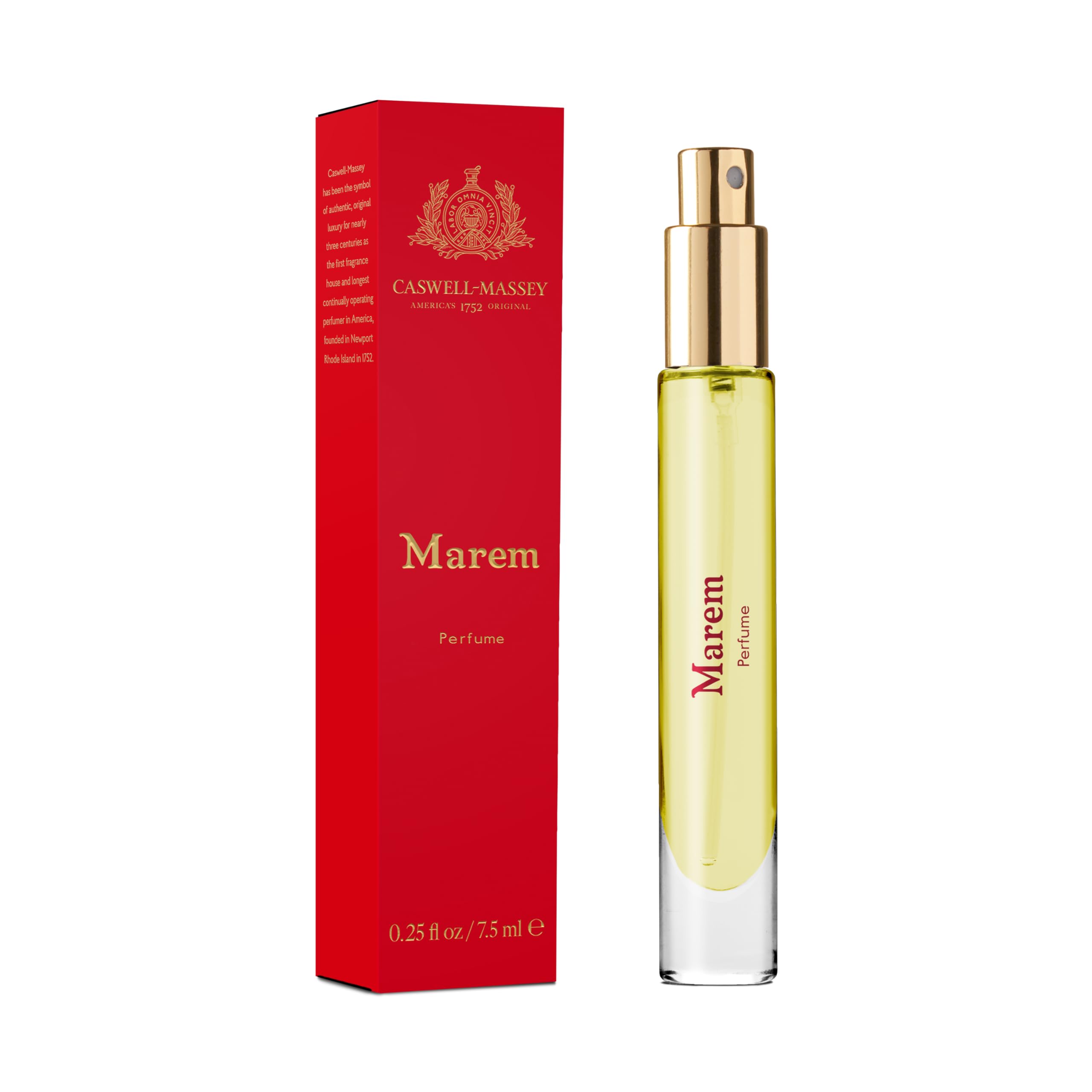 Caswell-Massey Marem Perfume Spray – Floral Rose, Eucalyptus & Neroli, 0.25 oz