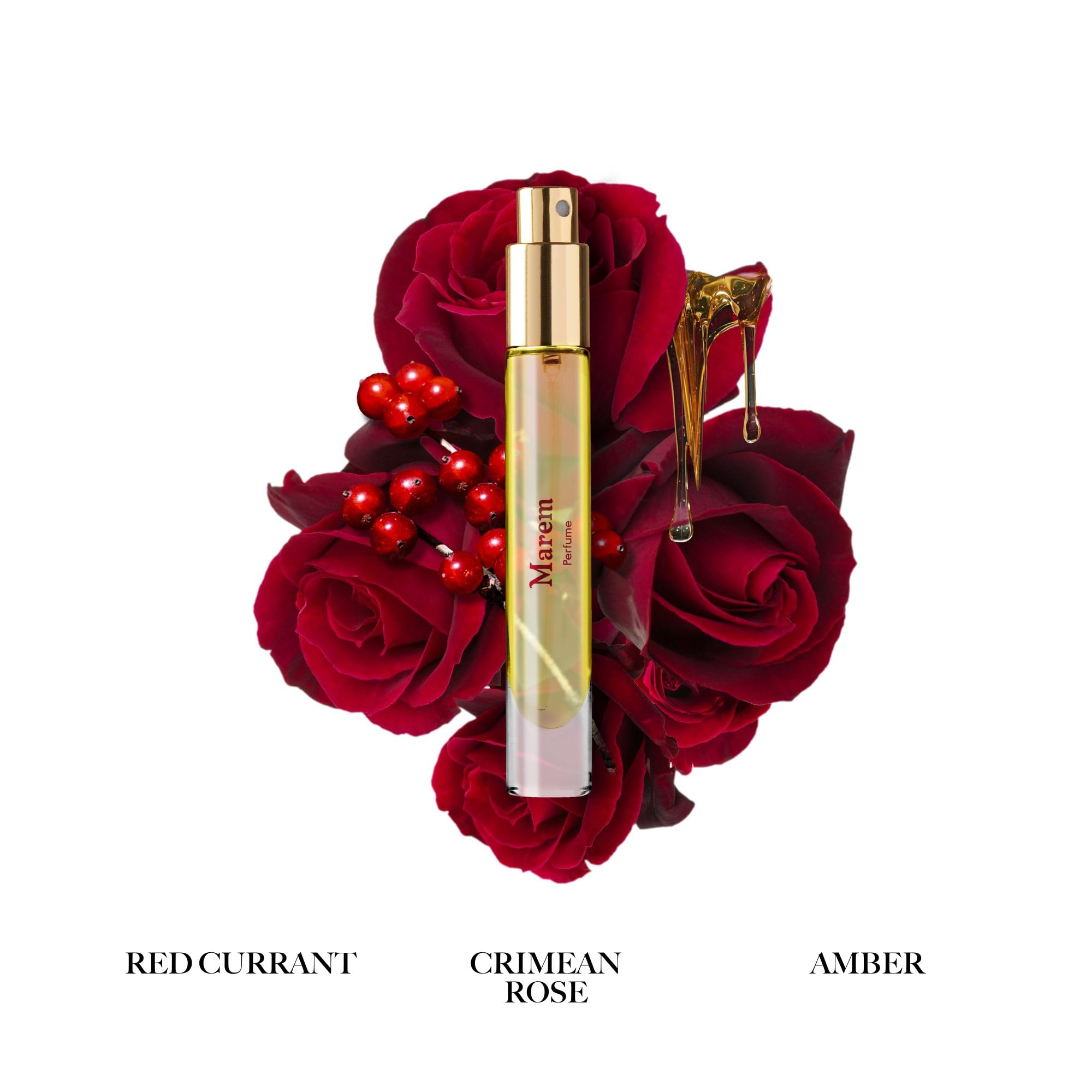 Caswell-Massey Marem Perfume Spray – Floral Rose, Eucalyptus & Neroli, 0.25 oz