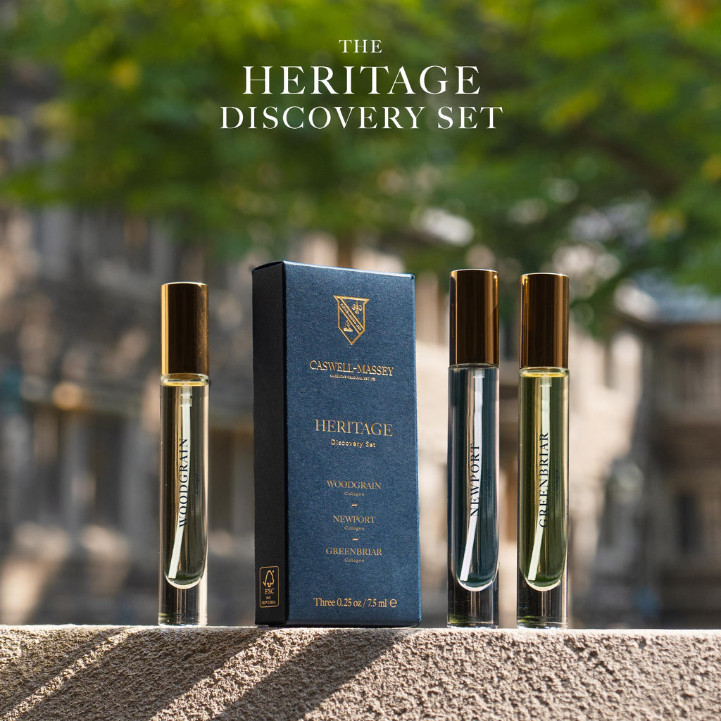 Caswell-Massey Cologne Discovery Set for Men — Travel-Size Fragrance Trio