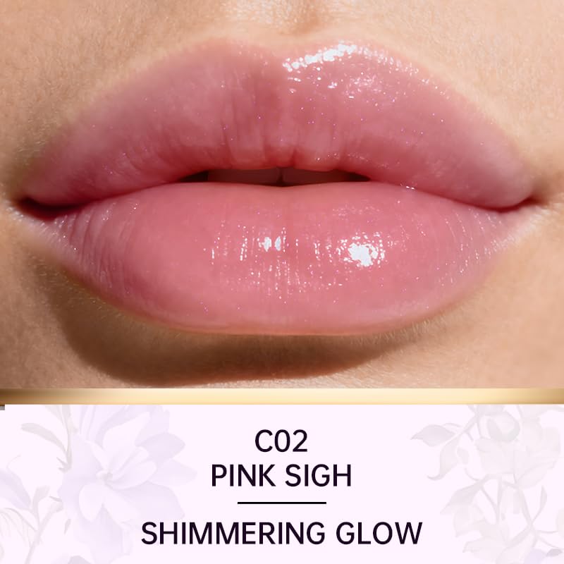 Catkin Tinted Lip Balm with Colorful Serum Core – 2-in-1 Lip Care Gloss (Citrus Tea) 2-pack