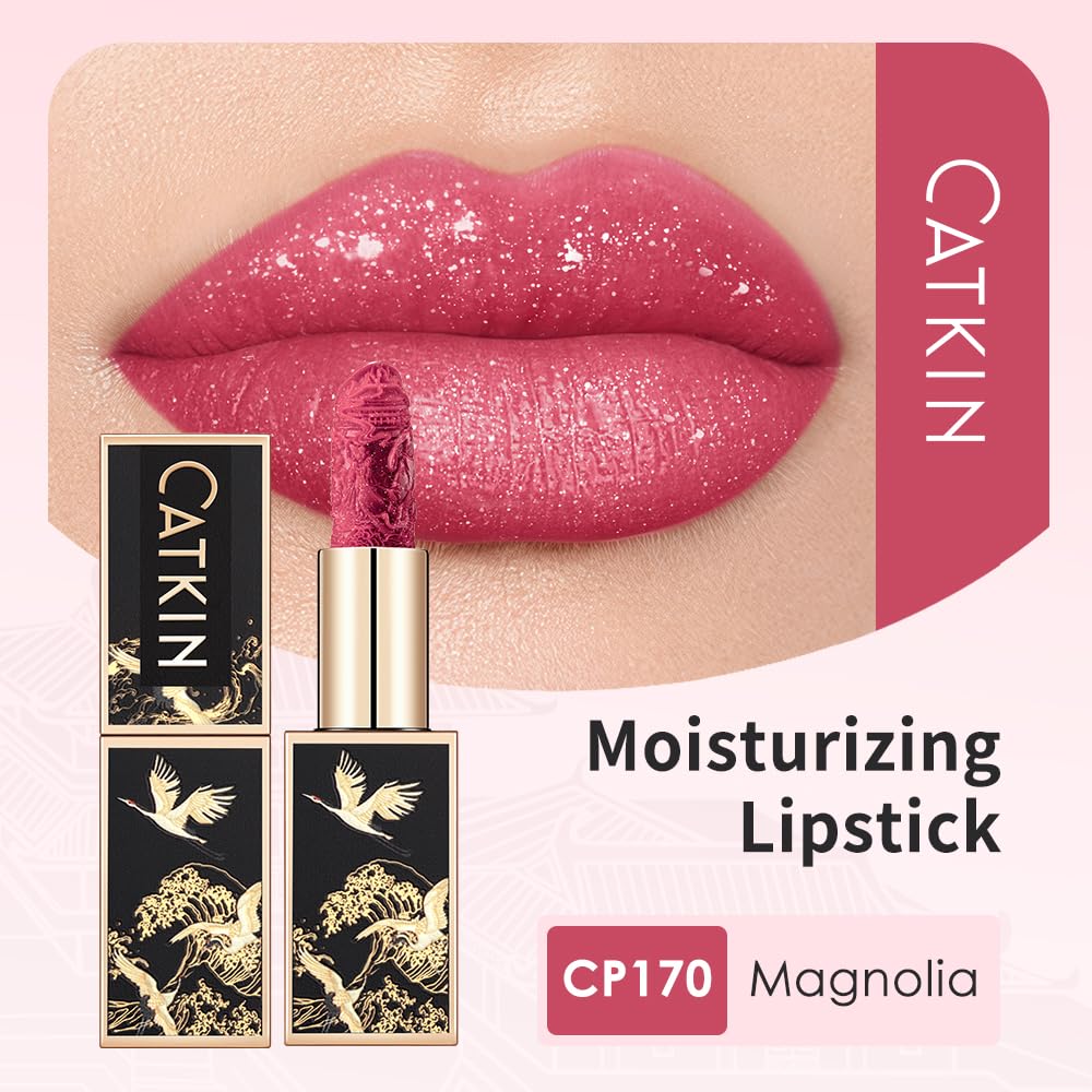 Catkin Moist Lipstick 170 – Hydrating Matte Color with Vitamin E & Avocado Oil