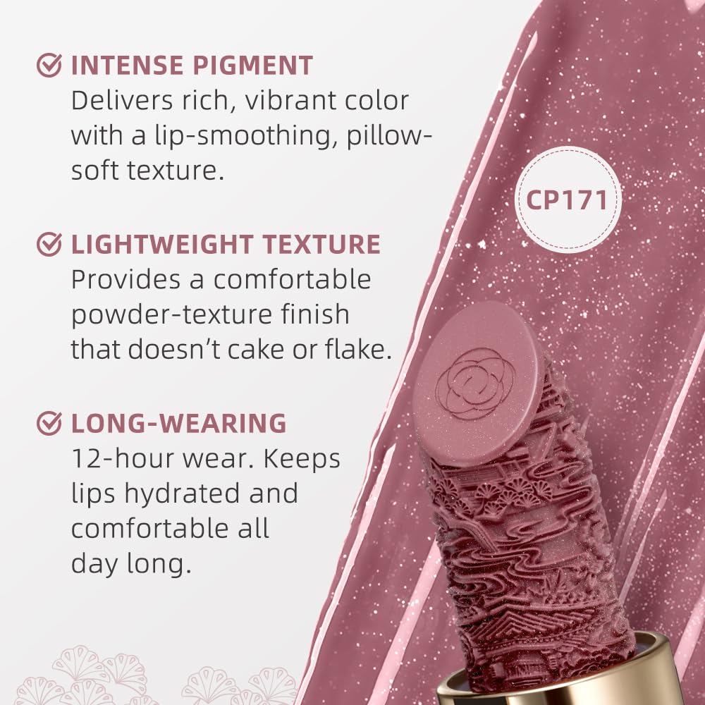 Catkin Moist Lipstick 171 – Hydrating High-Impact Color with Vitamin E & Avocado Oil