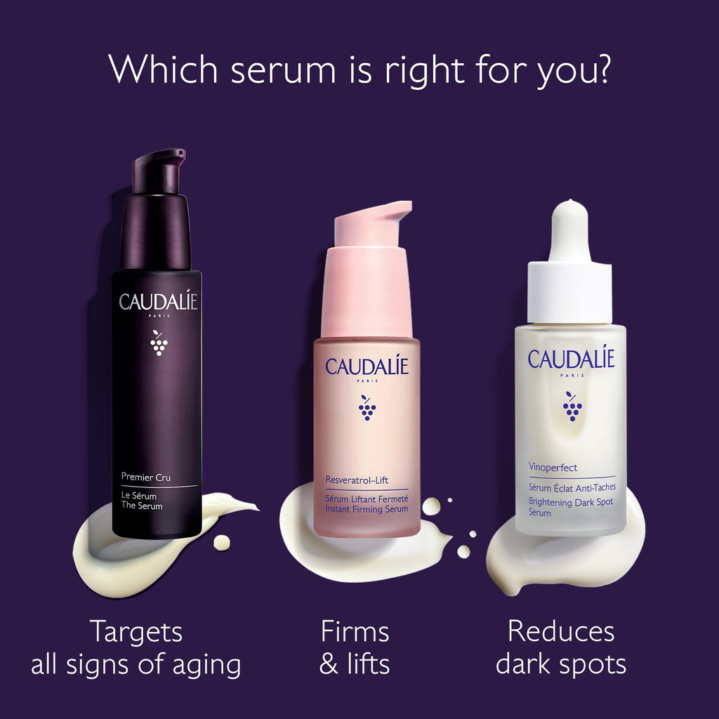 Caudalie Premier Cru Anti-Aging Serum with Niacinamide and Hyaluronic Acid – 30 mL
