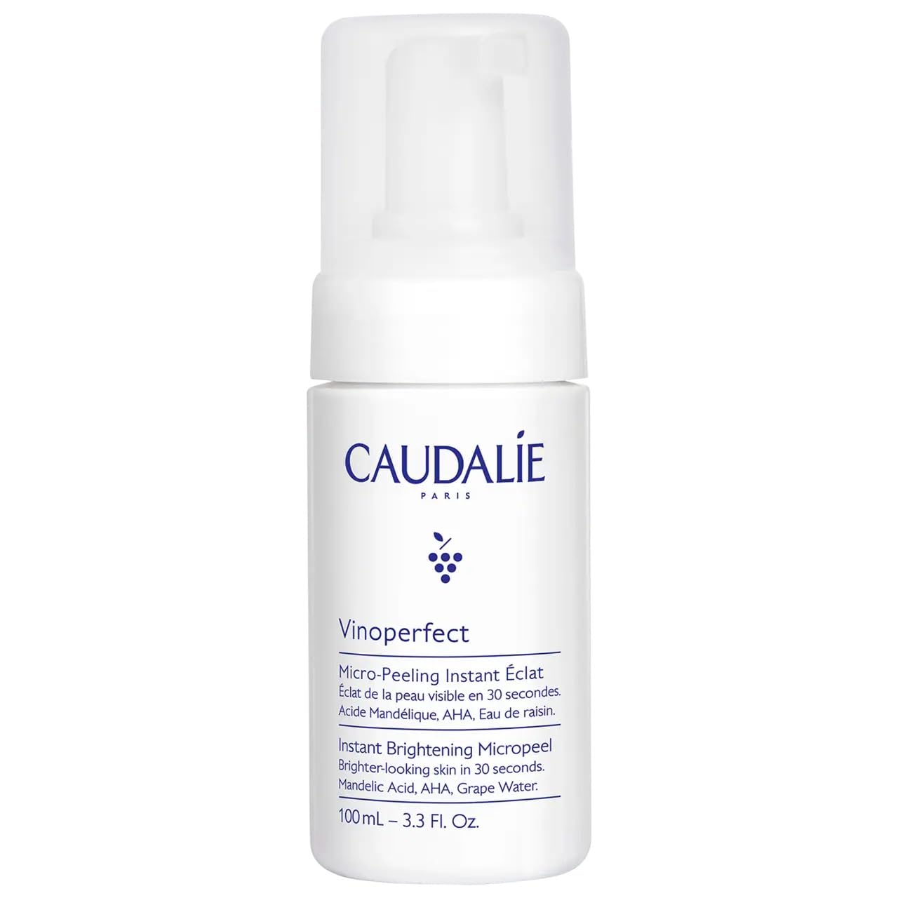 Caudalie Vinoperfect Instant Brightening Mandelic Micropeel Foam Cleanser – 100 mL