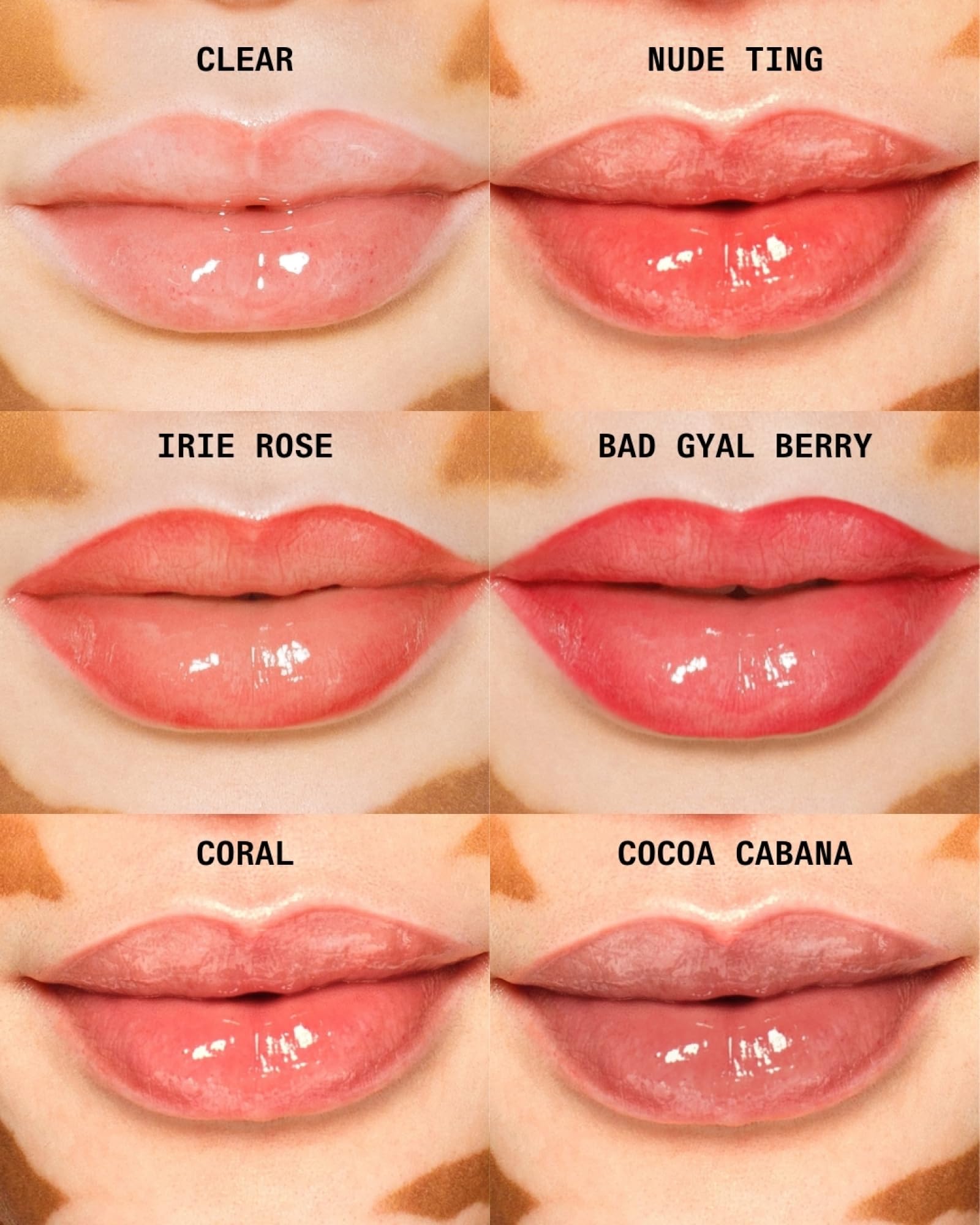Cay Skin Isle Lip Balm SPF 30 – High Shine Hydrating Lip Gloss in Vanilla Brown Sugar, 3-Pack