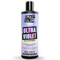Crazy Color Ultra Violet Anti-Yellow Shampoo Neutralizes Brassiness for Blonde, Silver & Grey Hair 250 ml / 8.45 oz