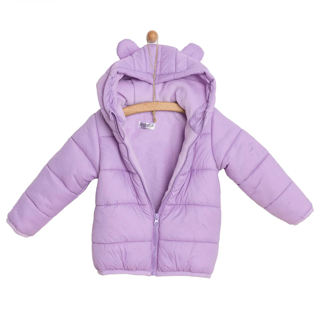 HelloBaby Hooded Microfibre Baby Jacket with Ears (12 Months to 5 Years)