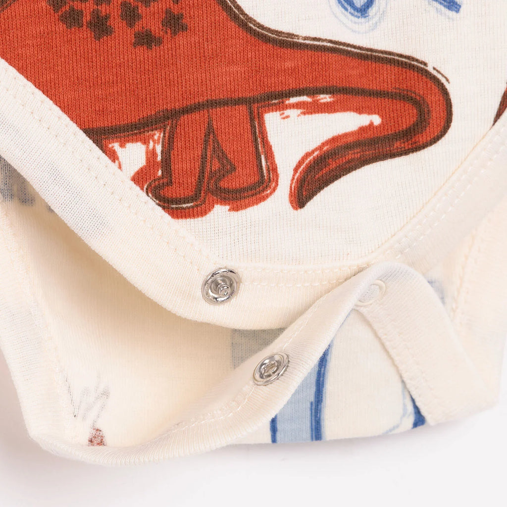 HelloBaby Dinosaur Print 2 Pack Long Sleeve Baby Bodysuits (3 Months to 3 Years)