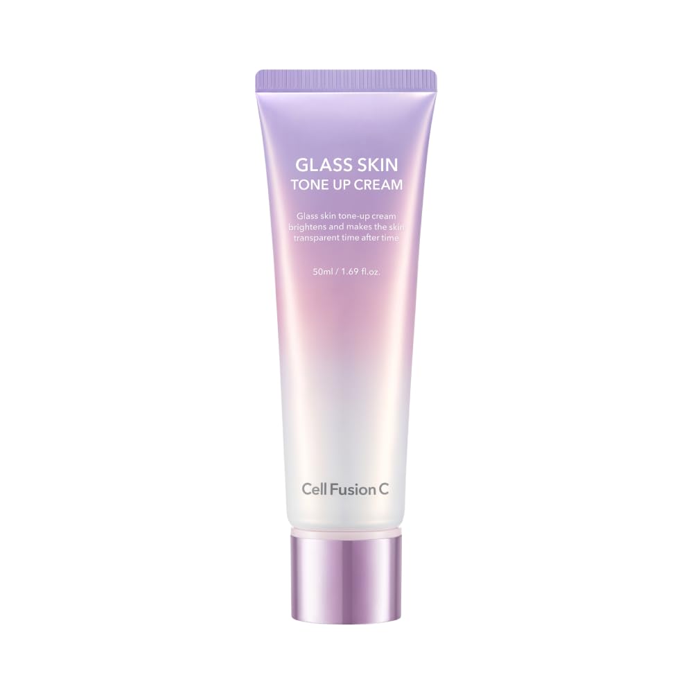 Cell Fusion C Glass Skin Tone Up Cream – Vitamins + Alpha-Arbutin for Bright, Even Skin Tone