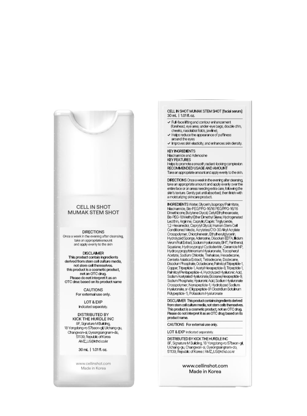 CELL IN SHOT Mumak Stem Shot – Skin Lifting & Elasticity Serum 30 ml
