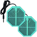 Cell Spa CS-900 2 Pack Dual Coil Detox Foot Bath Arrays | Flat Stainless Steel Ionic Cleanse | 1/4" Plug Compatible