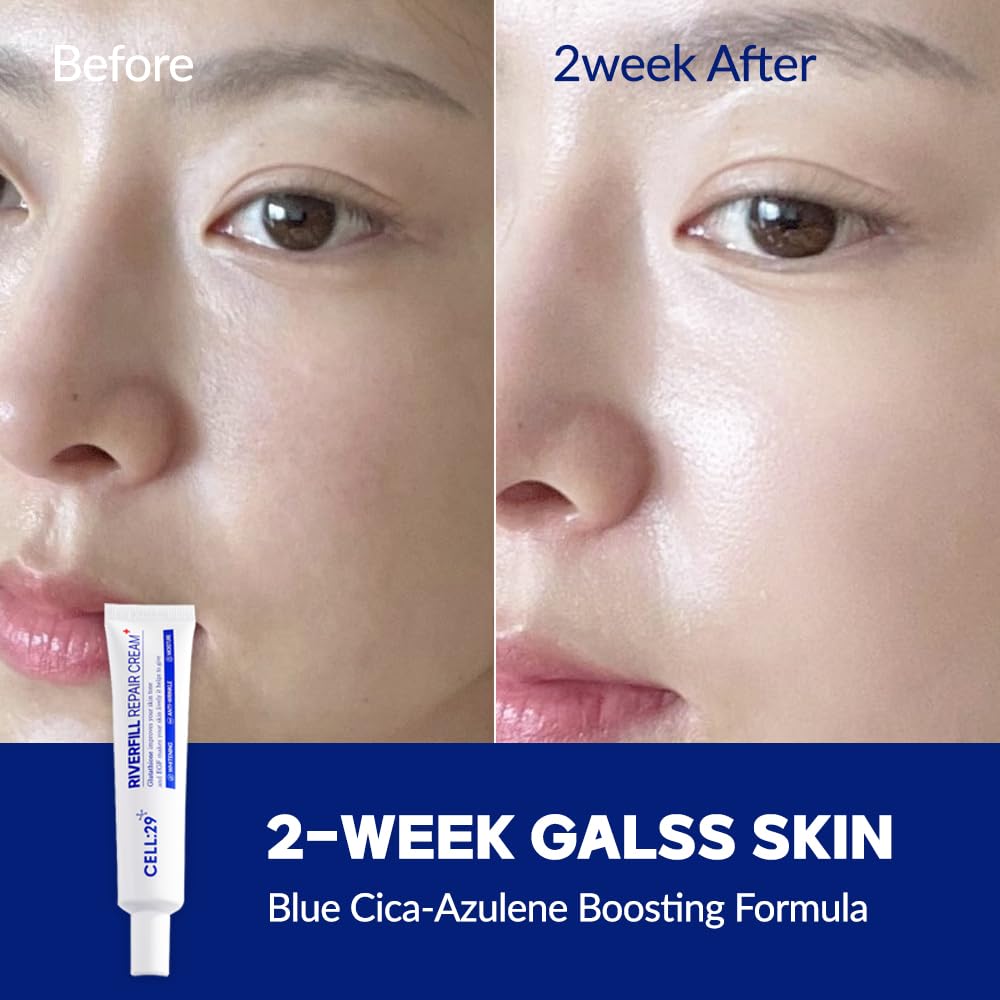 CELL29 Riverfill Repair Cream – EGF, Centella & Niacinamide for Deep Hydration in Korean Skincare