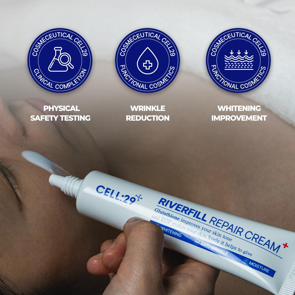 CELL29 Riverfill Repair Cream – EGF, Centella & Niacinamide for Deep Hydration in Korean Skincare