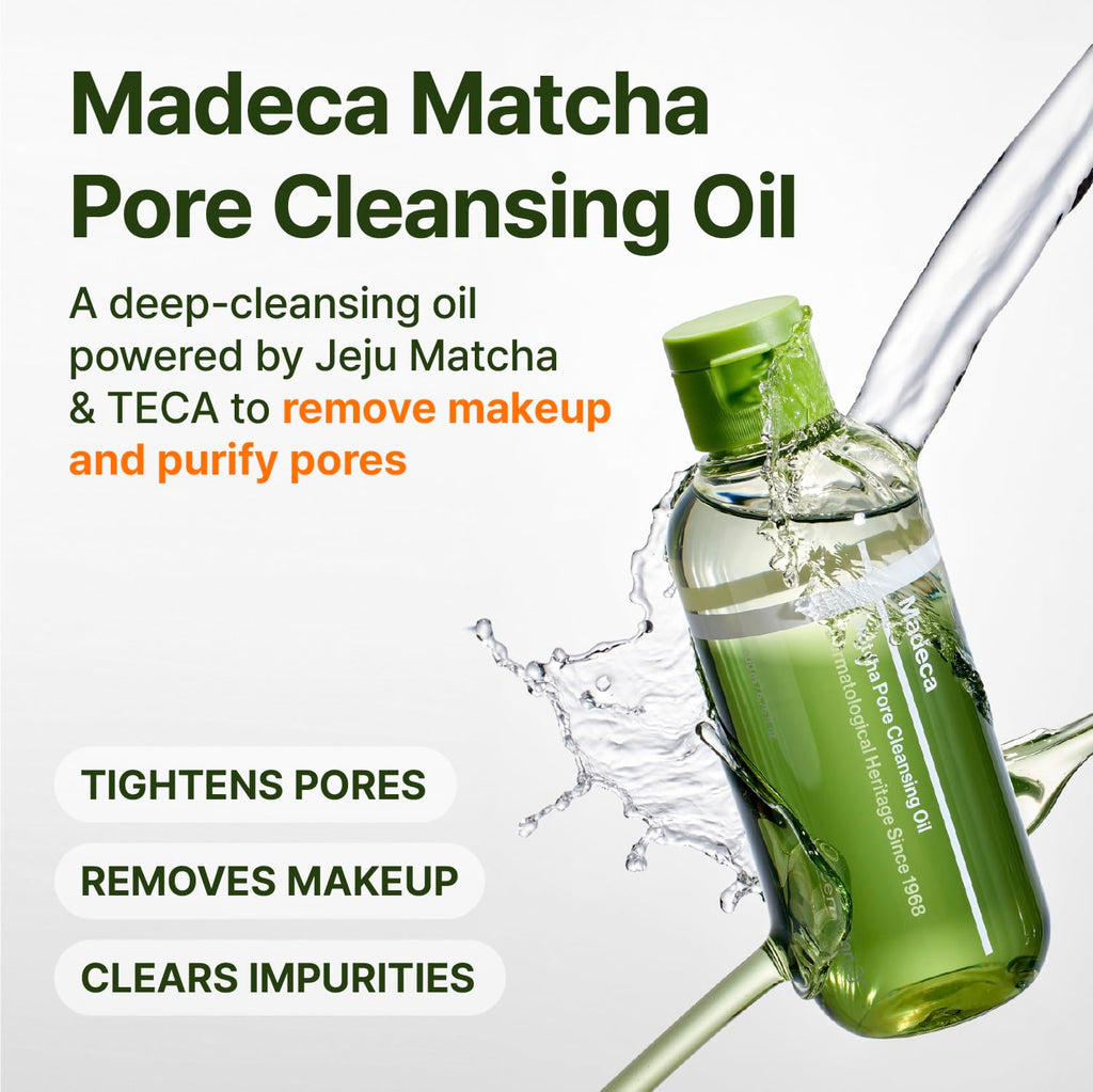 CENTELLIAN 24 Madeca Matcha Cleansing Oil – Two-Tone TECA & Jeju Matcha Deep Cleanse (6.76 fl oz)