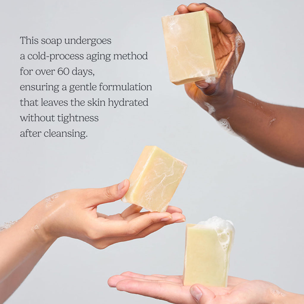 cepoLAB Biogenic Soap with 25% CLEPS® | Gentle Hydrating Cleanser for Face & Body – Olive Oil, Shea Butter & Lavender