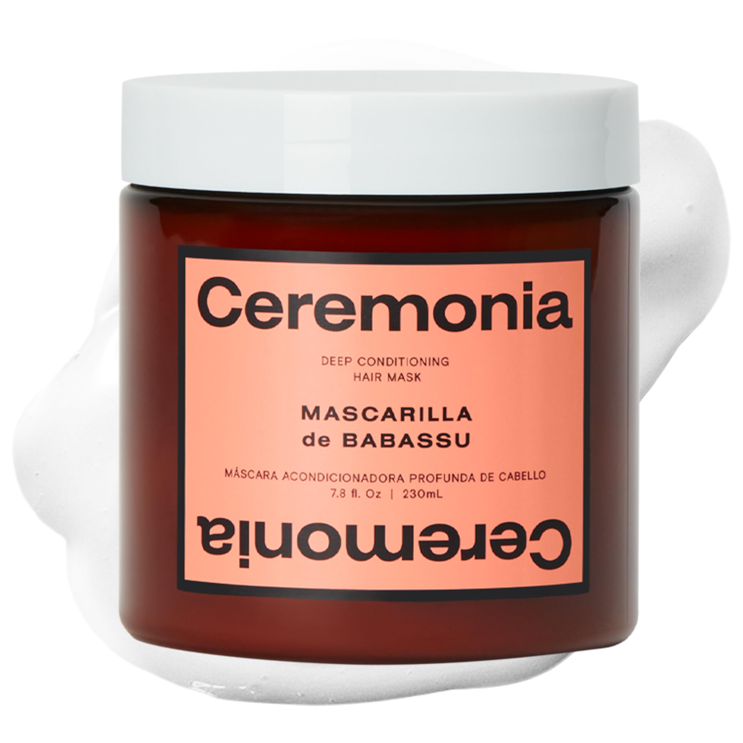 Ceremonia Deep Conditioning Hair Mask with Babassu Oil & Cupuaçu Butter – 7.8 oz | 230 mL