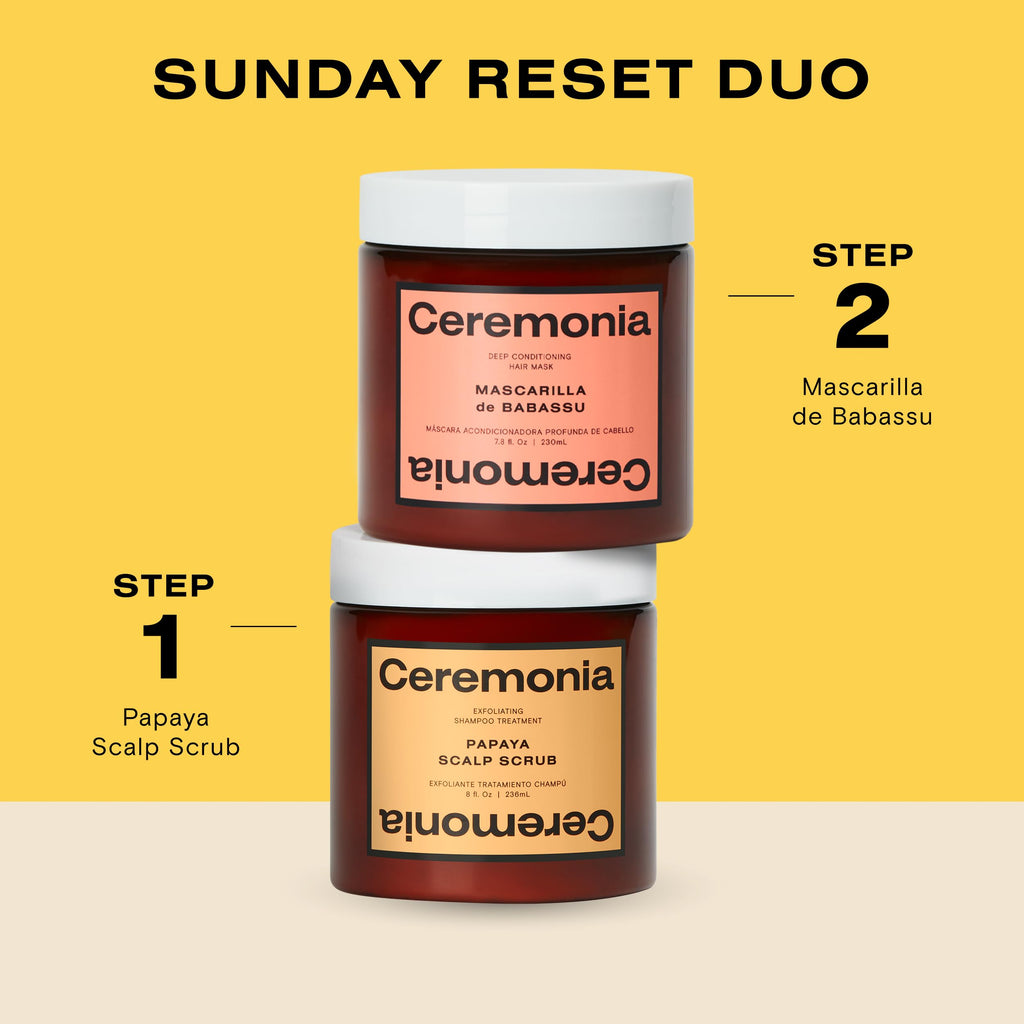 Ceremonia Deep Conditioning Hair Mask with Babassu Oil & Cupuaçu Butter – 7.8 oz | 230 mL