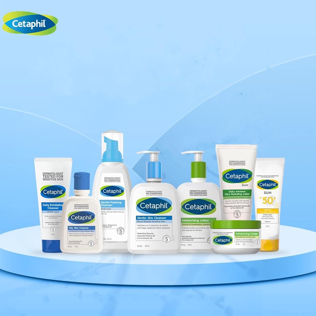 Cetaphil Gentle Skin Cleanser – 1L (32oz) Bottle for Daily Gentle Cleansing