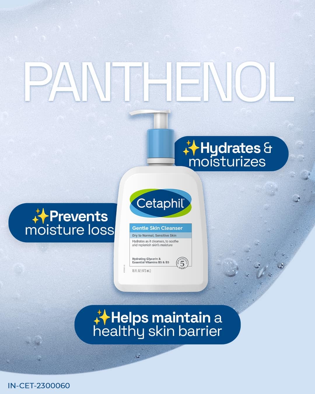Cetaphil Gentle Skin Cleanser – 1L (32oz) Bottle for Daily Gentle Cleansing