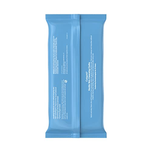 Cetaphil Gentle Skin Cleansing Cloths – 3 Pack (75 Wipes), Fragrance-Free for Sensitive Skin | Flip Top Closure