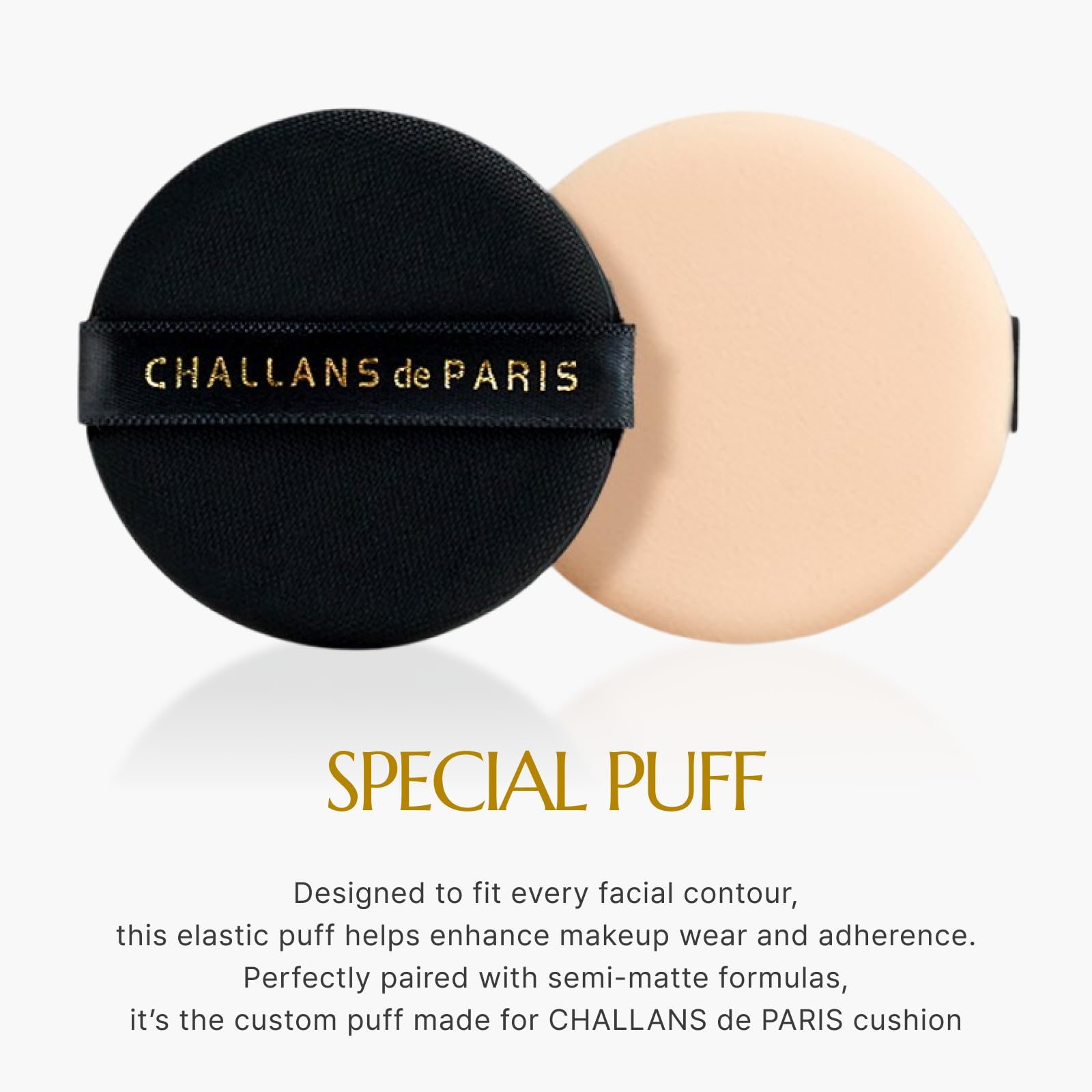 [CHALLANS de PARIS] Aqua EX Cushion – Dewy Glow Foundation, Hydration & Buildable Coverage, Lightweight Cream Texture, 23 Natural Beige