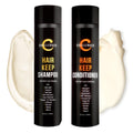 Challenger Men's Hair Keep Shampoo & Conditioner - 2x10oz Duo with Baicapil & DHT Blockers