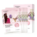 CHANDO HIMALAYA Gentiana Sheet Mask (26ml x5) – Revitalizing Hydration with Gentiana Scabra Extract, Paraben-Free