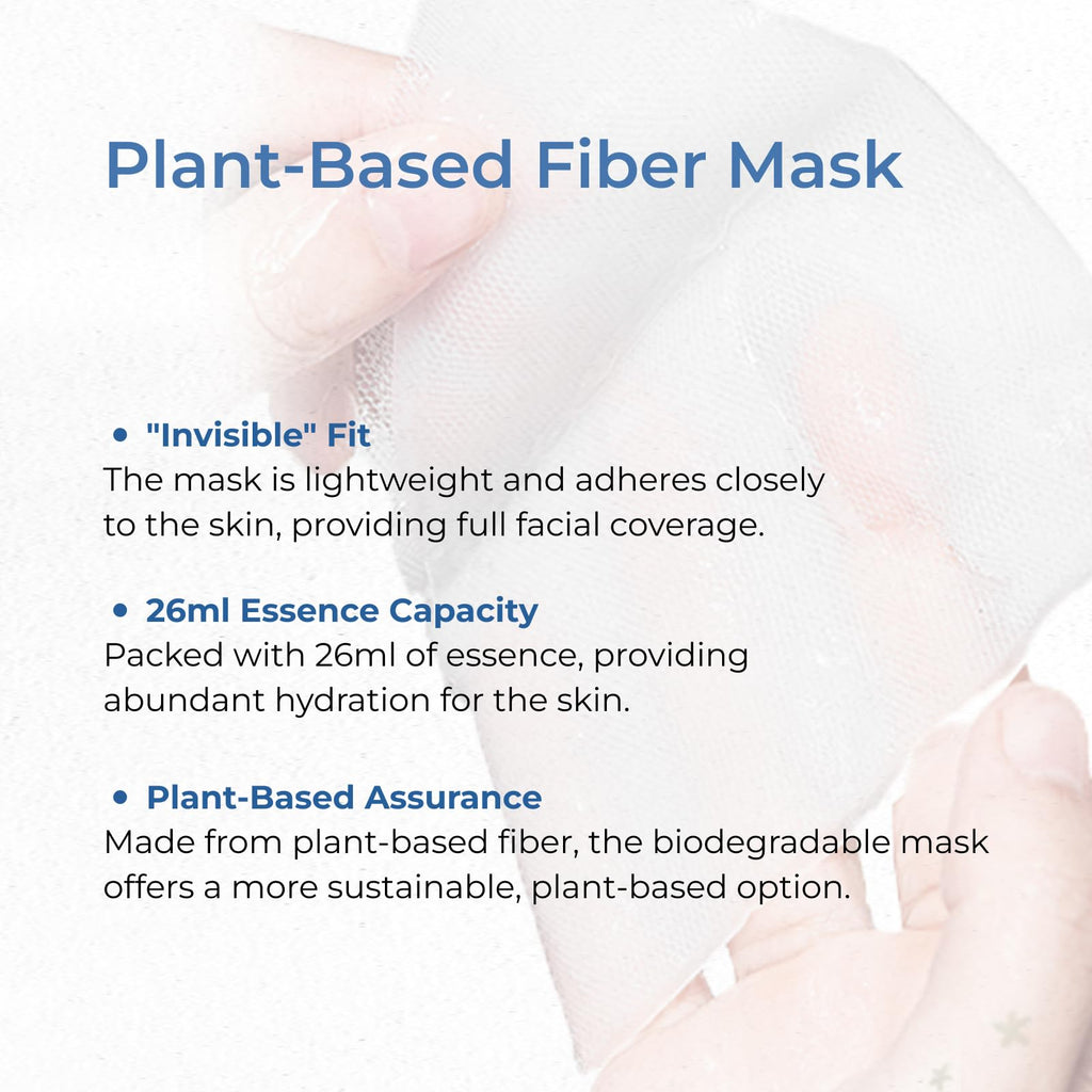 CHANDO HIMALAYA Snow Saussurea Mask – Soothing & Hydrating Paraben-Free Facial Sheet (26ml x5)