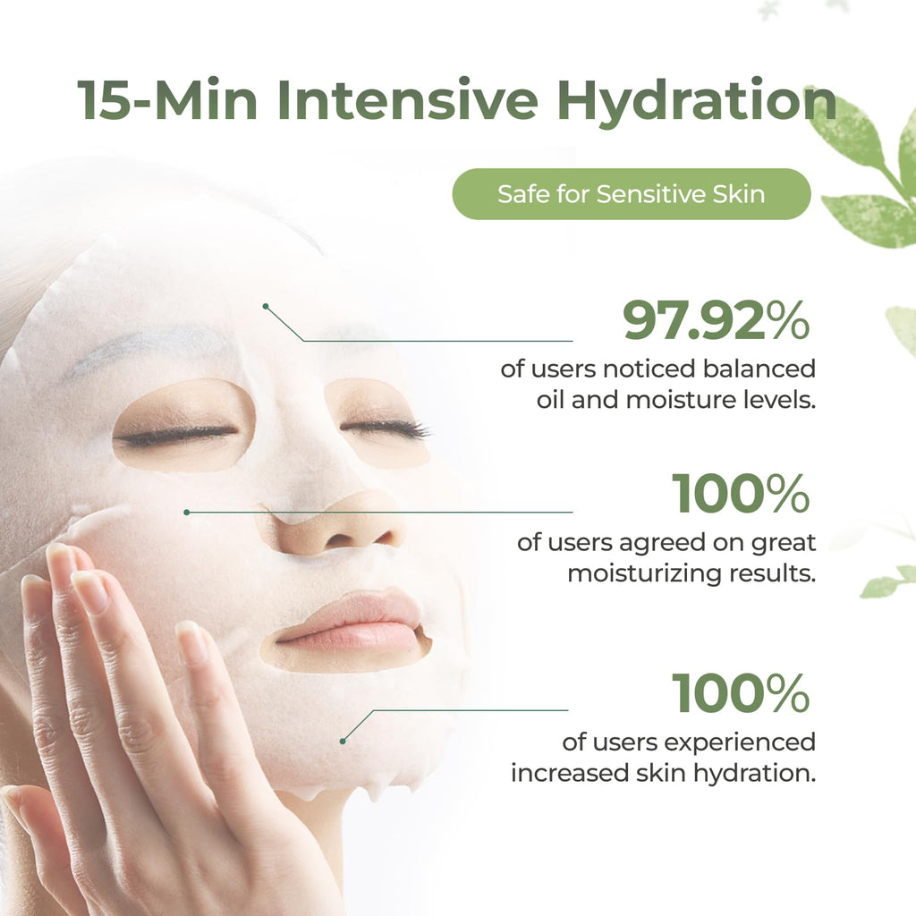 CHANDO HIMALAYA Thamnolia Fresh Hydration Mask – 26ml x5, All Skin Types, Paraben-Free, Alcohol-Free
