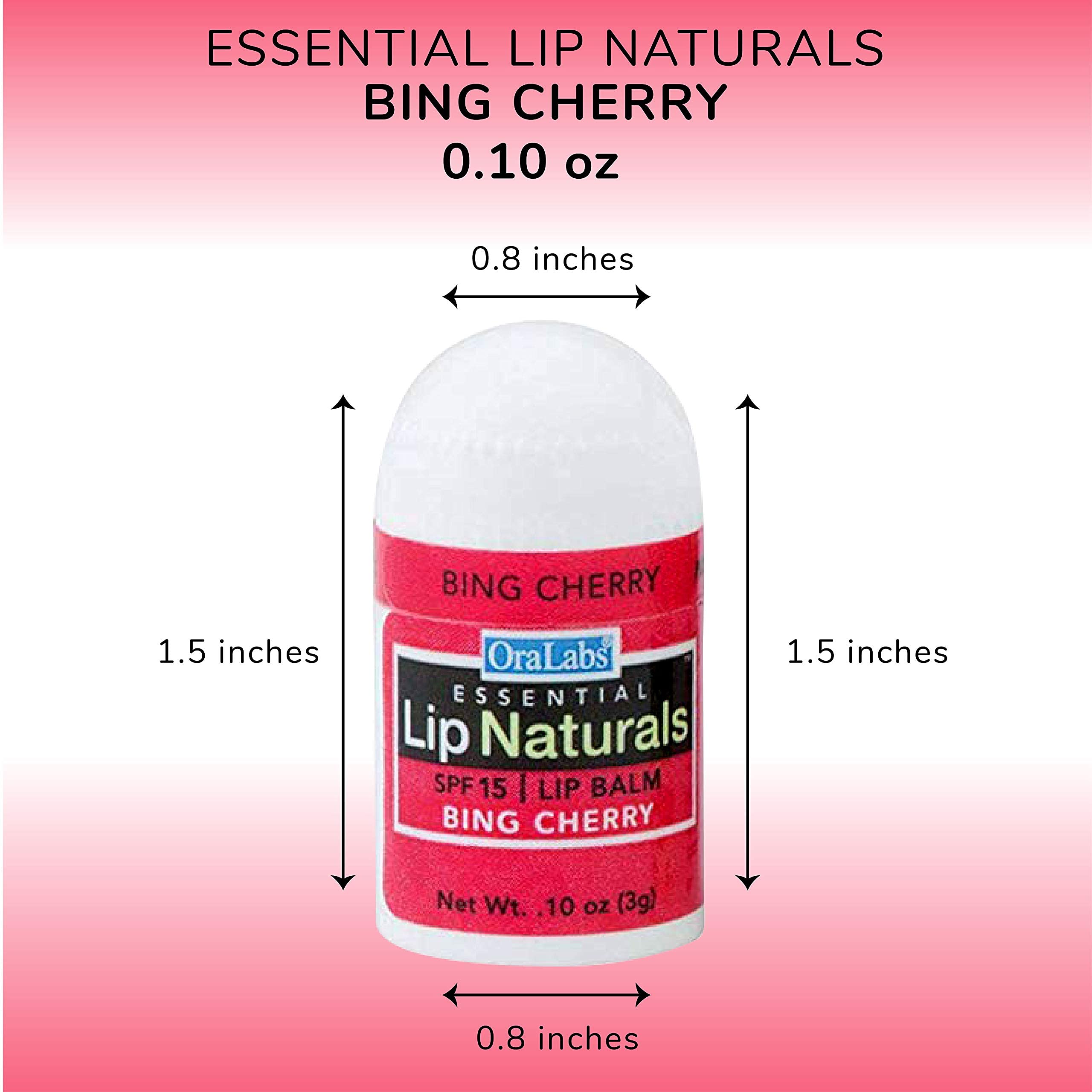 CHAP-ICE Lip Naturals Mini Bing Cherry Lip Balm SPF 15 - 12-Pack, Made in USA