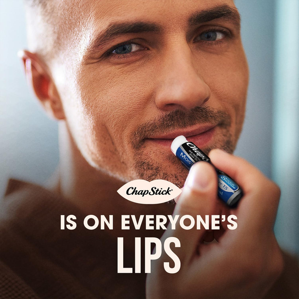 ChapStick Moisturizer 2-in-1 Lipcare SPF 15 Original, 12-Pack | Aloe Vera & Vitamin E