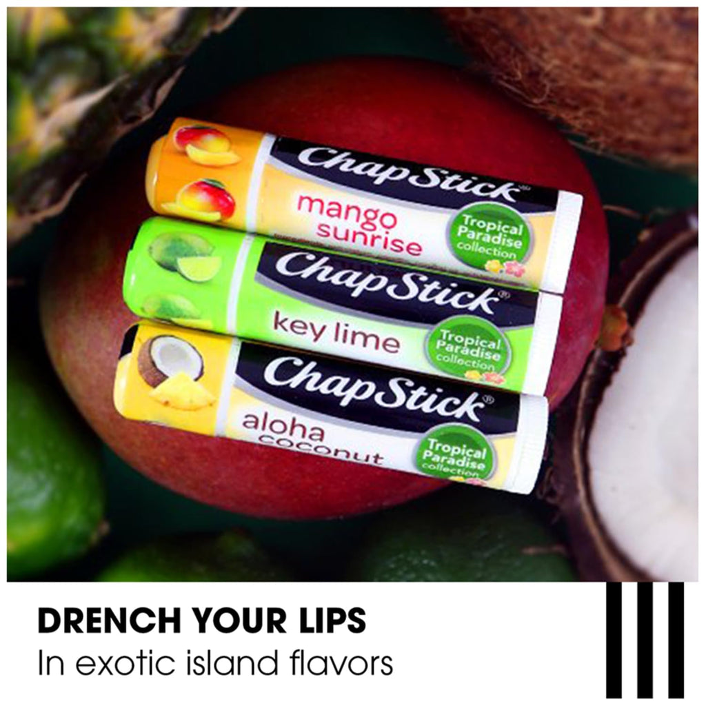 ChapStick Lip Balm 15-Pack – Sweet & Fruity Flavors + Spa & Classic Collections (Strawberry Remix, I Love Summer, Tropical Paradise) – 0.15 oz
