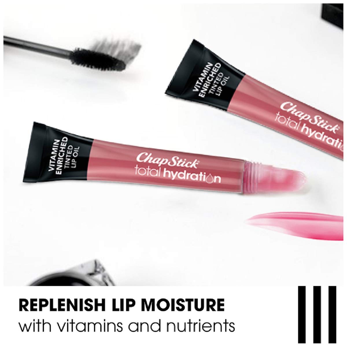 ChapStick Total Hydration Vitamin Enriched Tinted Lip Oil – Subtle Pink (0.24 oz)