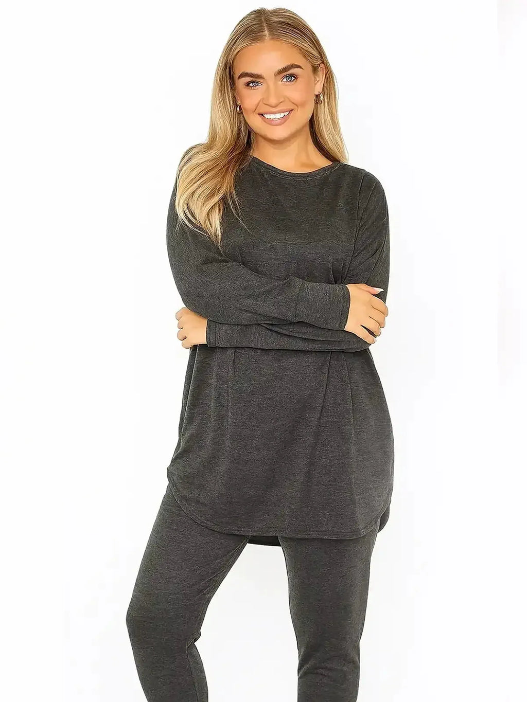 Ladies Long Sleeve Plain Set