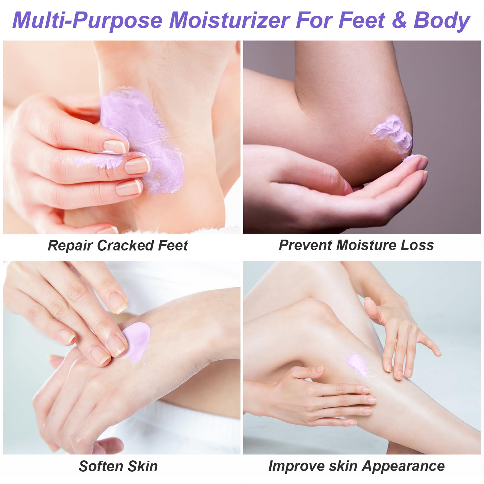 Charmonic Urea Cream 42% + 2% Salicylic Acid – Lavender Foot Cream (2 Pack)