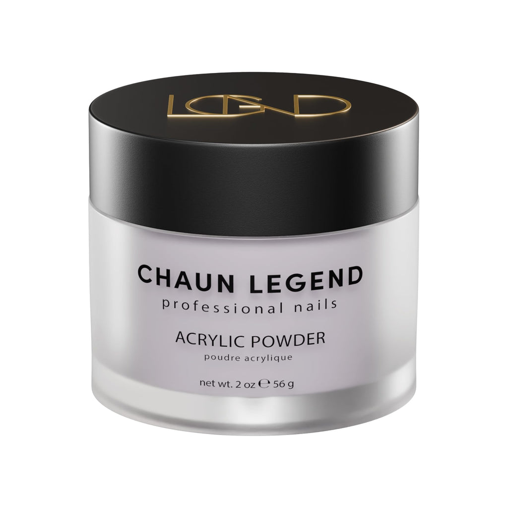 Chaun Legend Acrylic Powder 2oz – Muted Lavender Gray, Long-Lasting Nail Art