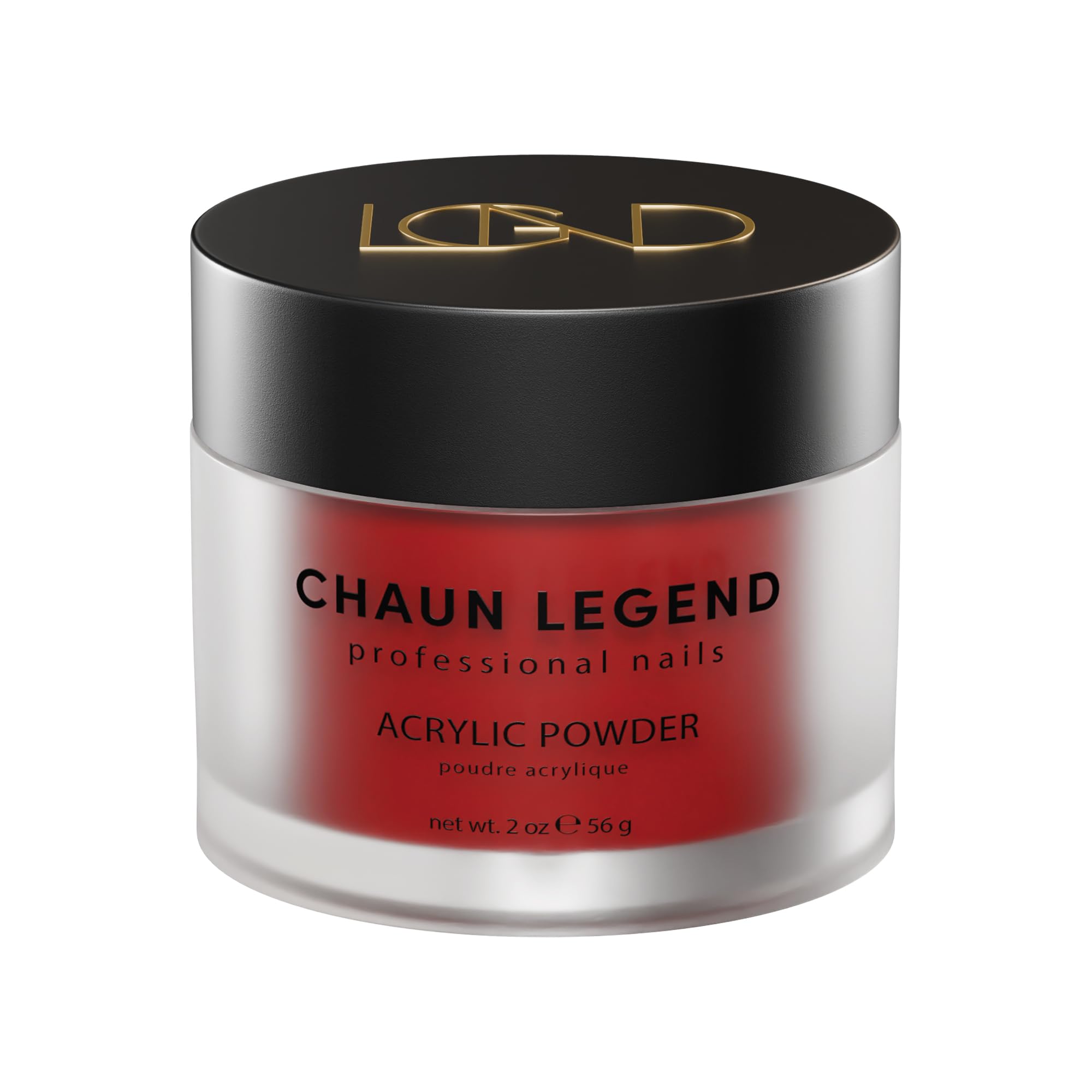 Chaun Legend Acrylic Powder Bad Blood – 2 oz, Long-Lasting Shimmery Nail Powder for Professional Art