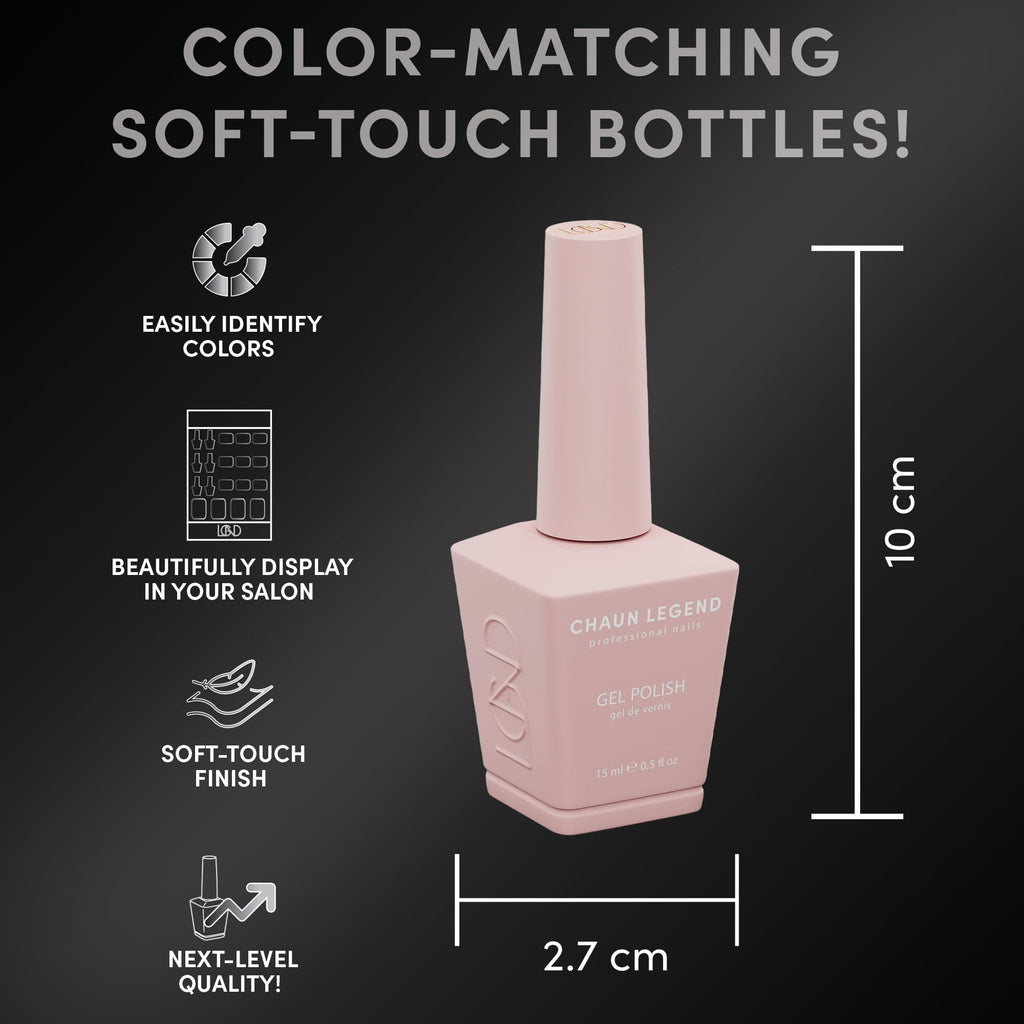 Chaun Legend UV Gel Nail Polish LG5080 Black Diamond – 0.5 oz