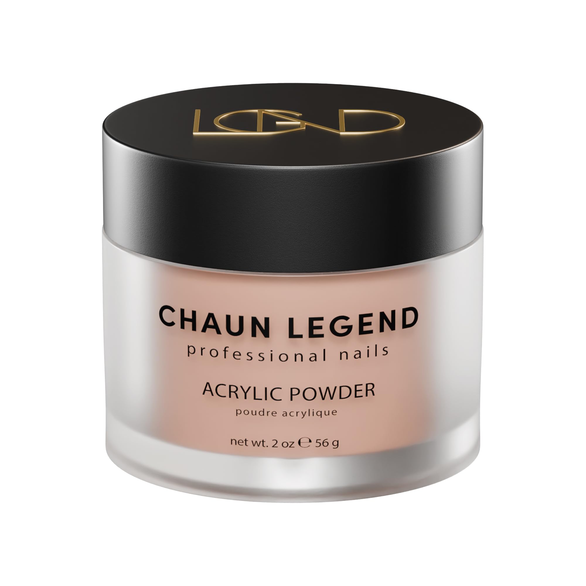 Chaun Legend Acrylic Powder 2 Oz – Long-Lasting, Bubble-Free, Self-Leveling for Salon-Quality Manicures (Runway)