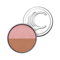 Cheekbone Balance Fair Blush/Bronzer – Talc-Free 2-in-1 Powder with Organic Jojoba Oil | Buildable Soft-Matte Finish