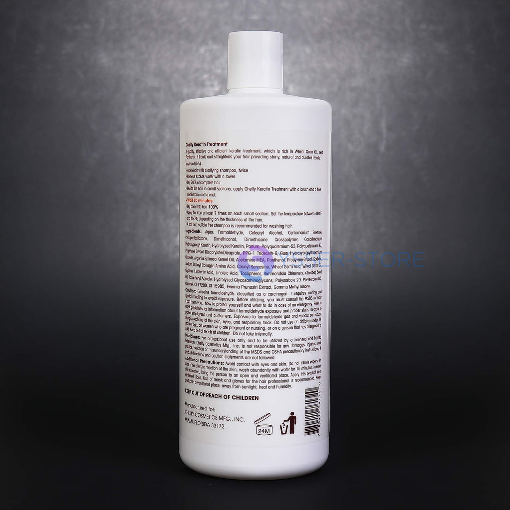 CHELLY Superior Brazilian Keratin (Vanilla) 32oz + Clarifying Shampoo 16oz Combo