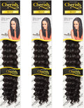 Impression Cherish Deep Twist Bulk Hair – Flawless Crochet Braids for UK Stylists | 22" (Pack of 3, Colour 1B)