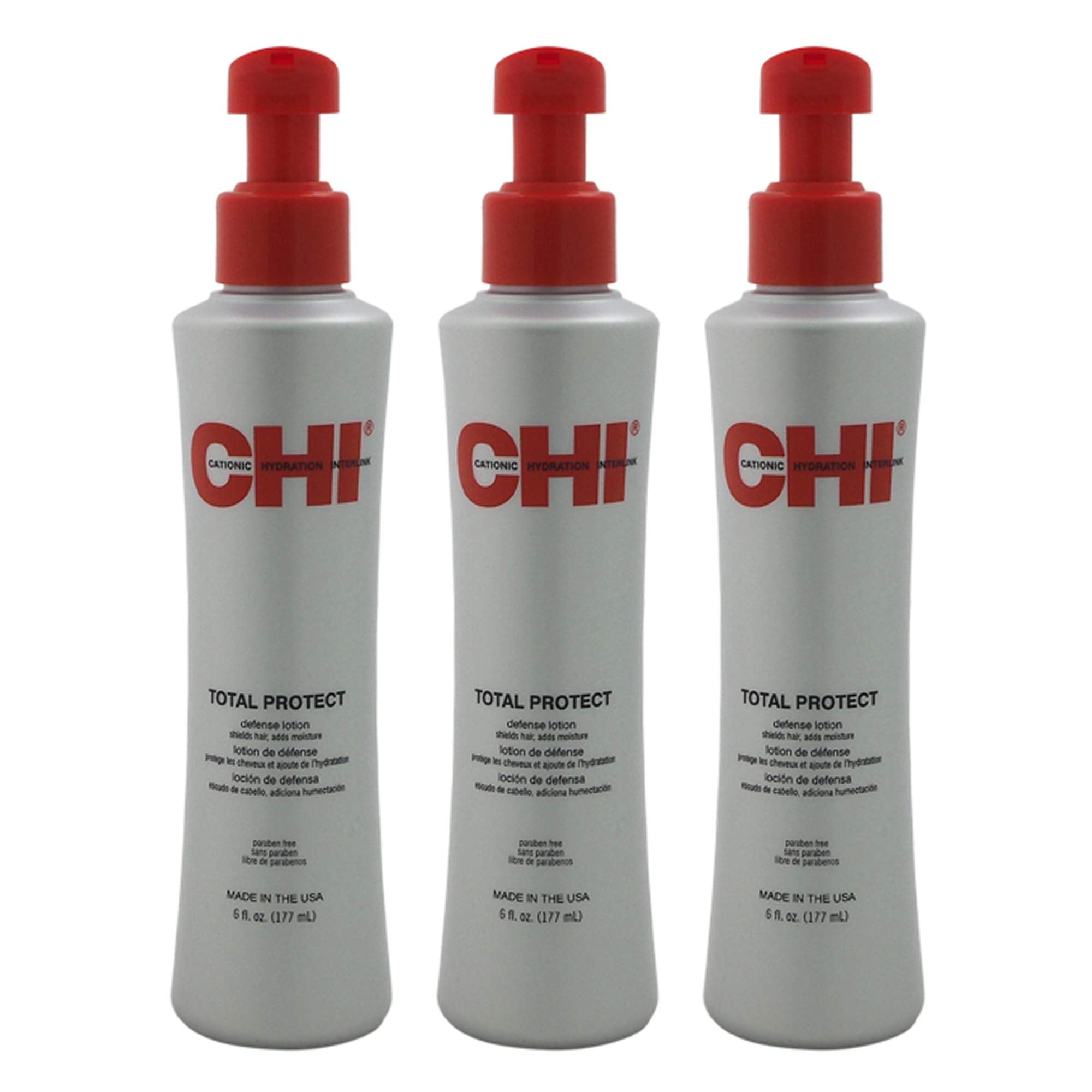 CHI Total Protect 6 oz Leave-In Lotion for All Hair Types | Pack of 3