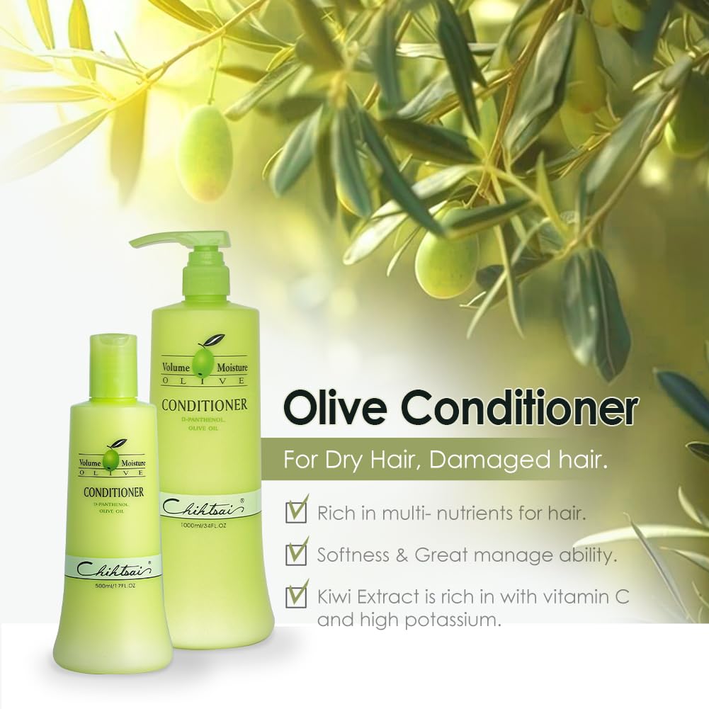 Chihtsai Volume Moisture Olive Conditioner – 17oz / 500ml