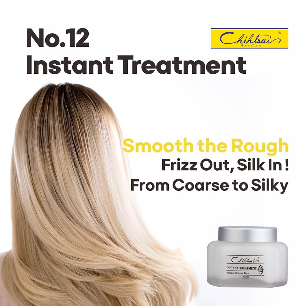 Chihtsai Instant Treatment 1.7 oz – Silk-In Leave-In for Rough & Coarse Hair
