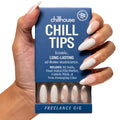 Chillhouse Chill Tips Press-On Nails Kit – Freelance Gig (Almond) | 24 Shapes, Up to 2 Weeks Wear