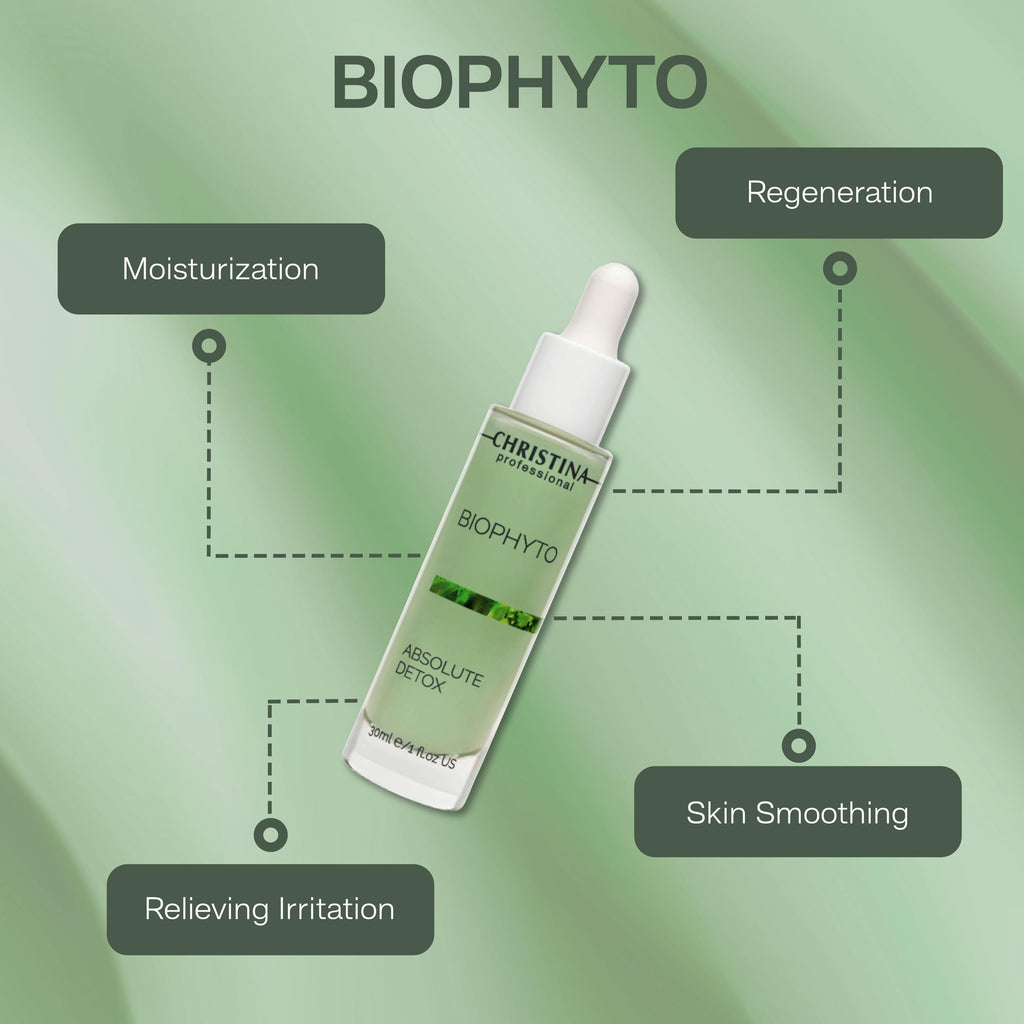 Christina Biophyto Absolute Detox Face Serum – 30ml | Antioxidant Renewal for All Skin Types